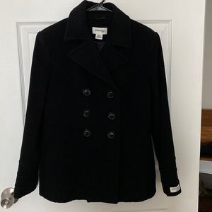 Small Black Peacoat